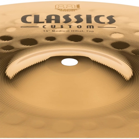 Meinl CC14MH-B Classics Custom 14" Medium Brilliant Hihat Zil (Çift)<br>Fotoğraf: 4/4