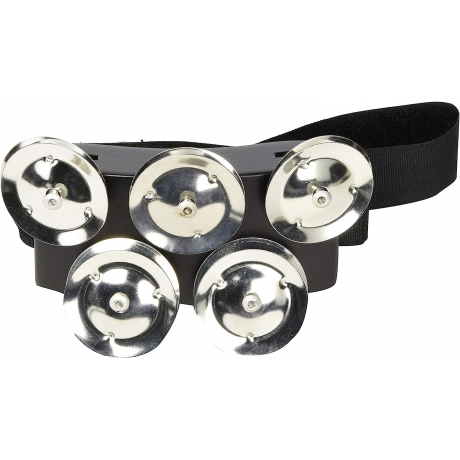 Meinl CFT5-BK Stainless Steel Jingles Cajon Ayak Tefi<br>Fotoğraf: 1/2