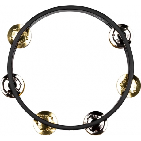 Meinl CTA2B-BK Brass jingle Wood 8" Compact Tamburin<br>Fotoğraf: 2/3