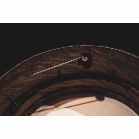 Meinl FD14IBO Irish Bodhran 14" Keçi Derisi Frame Drum (Brown Burl)<br>Fotoğraf: 2/6