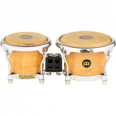 Meinl FWB100SNT-M Free Ride Series 3.5''/ 4.25'' Bongo Set (Natural)<br>Fotoğraf: 2/5