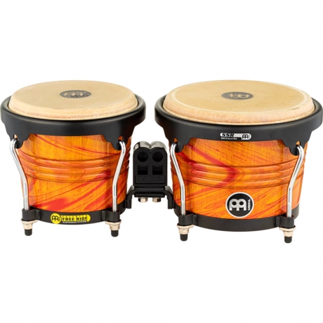 Meinl FWB190AF Free Ride Series 6.75" / 8" Bongo Set (Amber Flame)<br>Fotoğraf: 2/6