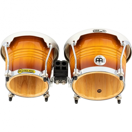 Meinl FWB200GAB 6 3/4"+ 8" Bongoset (Gold Amber, Sunburst Free Ride)<br>Fotoğraf: 4/4