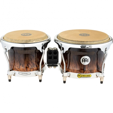 Meinl FWB400BB Free Ride Series 7''/ 8.5'' Bongo Set (Brown Burl)<br>Fotoğraf: 2/6