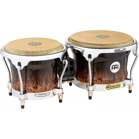 Meinl FWB400BB Free Ride Series 7''/ 8.5'' Bongo Set (Brown Burl)<br>Fotoğraf: 1/6