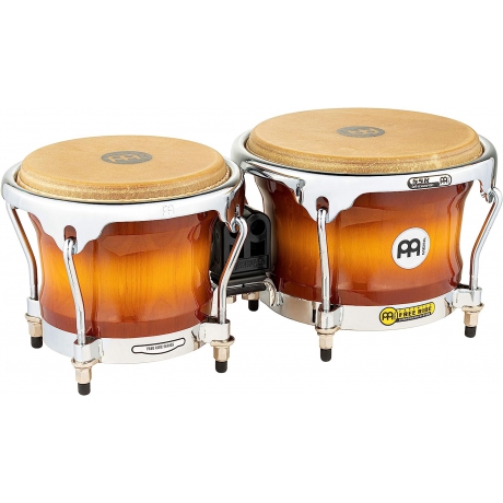 Meinl FWB400GAB Free Ride Series 7''/ 8.5'' Bongo Set (Gold Amber Sunburst)<br>Fotoğraf: 1/6