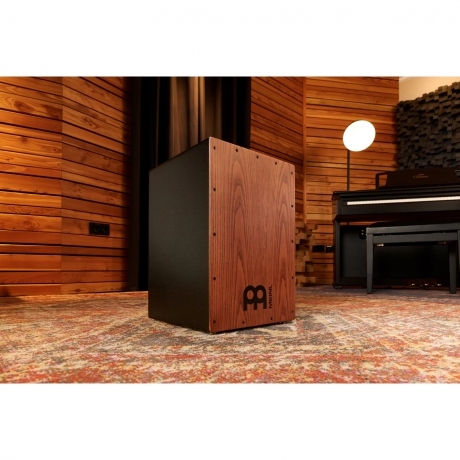 Meinl HCAJ1AWA American Whiteash Frontplate "headliner Range" Cajon (Black Matt Body)<br>Fotoğraf: 10/10