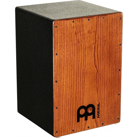 Meinl HCAJ1AWA American Whiteash Frontplate "headliner Range" Cajon (Black Matt Body)<br>Fotoğraf: 1/10