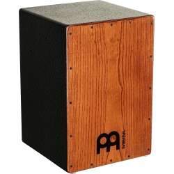 Meinl HCAJ1AWA American Whiteash Frontplate "headliner Range" Cajon (Black Matt Body)