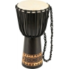 Meinl HDJ1-L Carving African Style 12" Djembe (Dark Brown)<br>Fotoğraf: 1/10