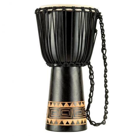 Meinl HDJ1-L Carving African Style 12" Djembe (Dark Brown)<br>Fotoğraf: 2/10