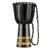 Meinl HDJ1-L Carving African Style 12" Djembe (Dark Brown)<br>Fotoğraf: 2/10