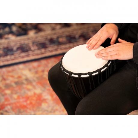 Meinl HDJ1-S Carving African Style 8" Djembe (Dark Brown)<br>Fotoğraf: 7/10
