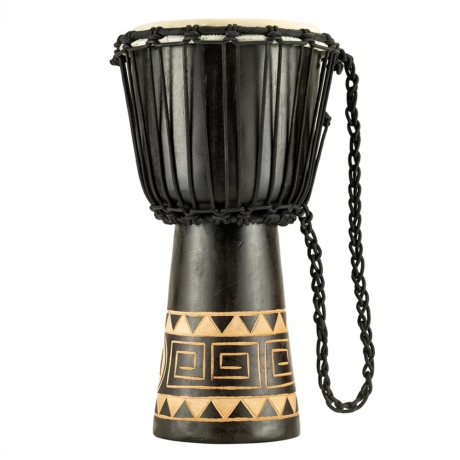 Meinl HDJ1-S Carving African Style 8" Djembe (Dark Brown)<br>Fotoğraf: 2/10