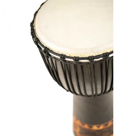 Meinl HDJ1-XL Carving African Style 13" Djembe (Dark Brown)<br>Fotoğraf: 3/10