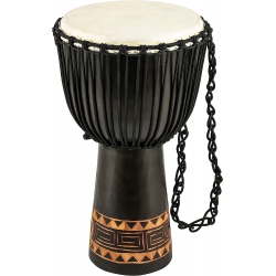 Meinl HDJ1-XL Carving African Style 13" Djembe (Dark Brown)