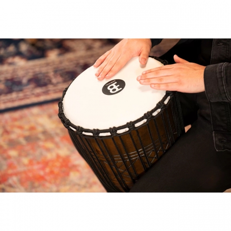 Meinl HDJ17-L Artifact Series 12" Djembe (Wood Brown)<br>Fotoğraf: 7/10