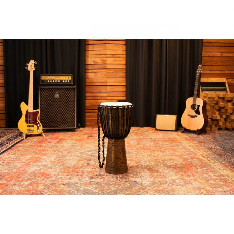 Meinl HDJ17-L Artifact Series 12" Djembe (Wood Brown)<br>Fotoğraf: 10/10