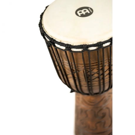 Meinl HDJ17-L Artifact Series 12" Djembe (Wood Brown)<br>Fotoğraf: 3/10