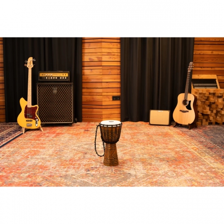 Meinl HDJ17-S Artifact Series 8" Djembe (Wood Brown)<br>Fotoğraf: 10/10