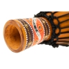 Meinl HDJ5-XXS African Style XX-Small Djembe (Brown Python Design)<br>Fotoğraf: 5/6