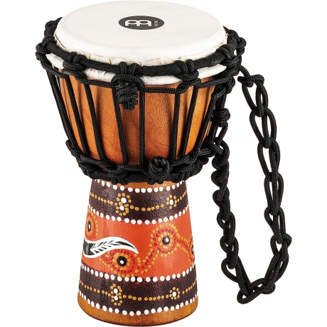 Meinl HDJ5-XXS African Style XX-Small Djembe (Brown Python Design)<br>Fotoğraf: 1/6