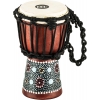 Meinl HDJ8-XXS African Style XX-Small Djembe (Red Flower Desing)<br>Fotoğraf: 1/6