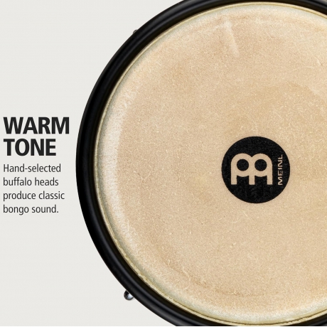 Meinl Headliner Series HB100 Wood 6.75"/8" Bongo Set<br>Fotoğraf: 4/5