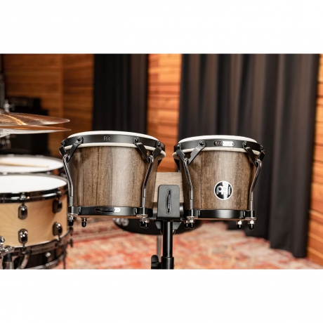 Meinl HTB100WB-M 6.75''/ 8'' Bongo Set (Walnut Brown)<br>Fotoğraf: 7/7