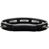 Meinl HTBK Stainless Steel Jingles 1 Row Hand Tamburin (Siyah)<br>Fotoğraf: 3/6