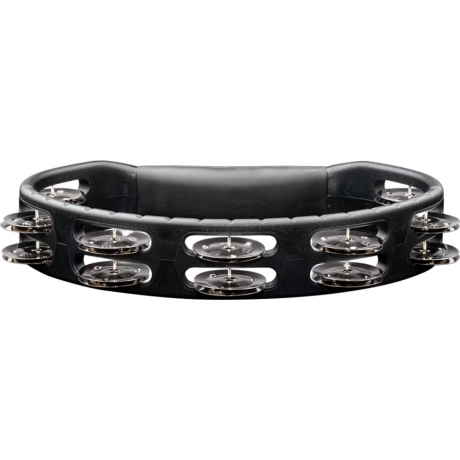 Meinl HTMT1BK ABS Plastic Stainless Steel Jingles 2 Row Tamburin (Siyah)<br>Fotoğraf: 4/6