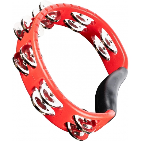 Meinl HTMT1R Stainless Steel Jingles Headliner Range Hand Tamburin (Kırmızı)<br>Fotoğraf: 1/6