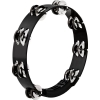 Meinl HTT10BK Stainless Steel Jingle 1-Row 10" Tour Tamburin (Siyah)<br>Fotoğraf: 1/6