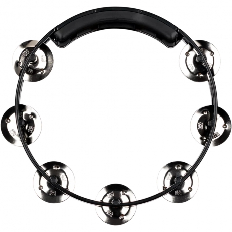 Meinl HTT8BK 1-Row Jingle 8" Tour Tamburin (Siyah)<br>Fotoğraf: 2/6