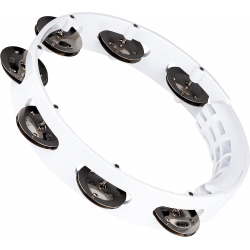Meinl HTT8WH Stainless Steel Jingle 1-row 8" Tour Tamburin (Beyaz)