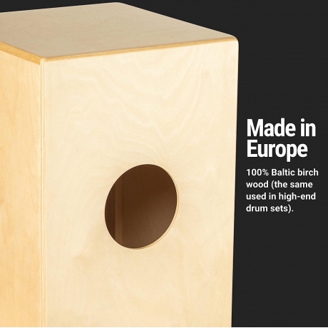 Meinl JC50AB Frontplate Jam Baltic Birch Cajon (Almond Birch)<br>Fotoğraf: 2/10