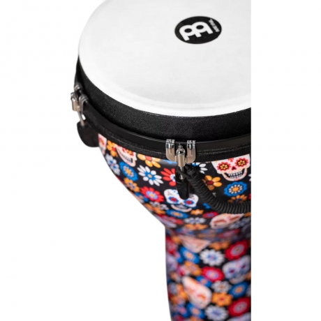 Meinl JD12DA Jumbo Series 12" Djembe (Day Of The Dead White)<br>Fotoğraf: 3/5