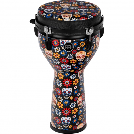 Meinl Jumbo Series 10" Synthetic Djembe (Day Of The Dead)<br>Fotoğraf: 1/4