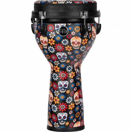 Meinl Jumbo Series 10" Synthetic Djembe (Day Of The Dead)<br>Fotoğraf: 2/4