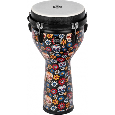 Meinl Jumbo Series 10" Synthetic Djembe (Day Of The Dead)<br>Fotoğraf: 1/1