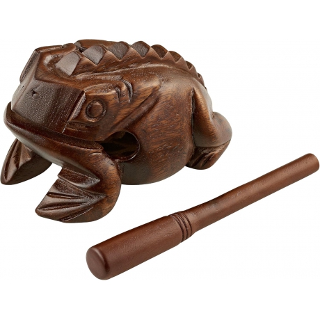 Meinl Large Wooden Frog Guiro  (Brown)<br>Fotoğraf: 1/1