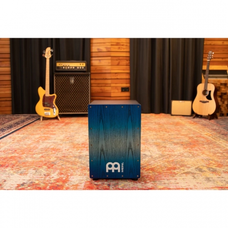 Meinl MCAJ100BK-PBF Frontplate Cajon (Pacific Blue Fade)<br>Fotoğraf: 9/10