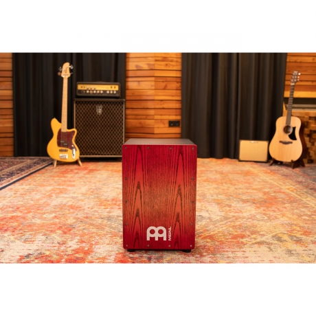 Meinl MCAJ100BK-TRF Frontplate Cajon (Tango Red Fade)<br>Fotoğraf: 9/10