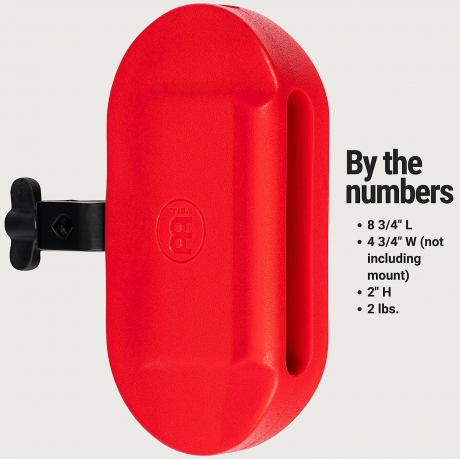 Meinl MPE4R Low Pitch Percus Blok (Kırmızı)<br>Fotoğraf: 3/5