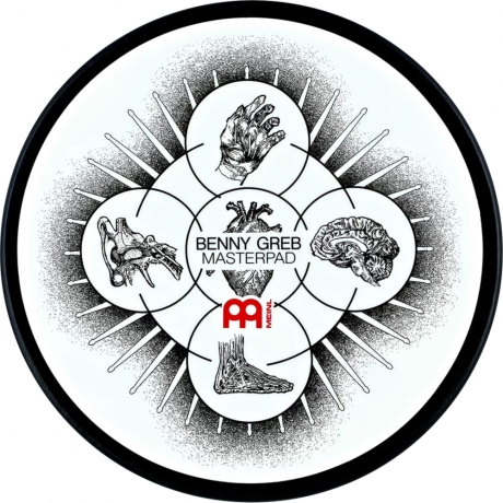 Meinl MPP-6-BG Benny Greb Masterpad 6" Çalışma Pedi<br>Fotoğraf: 1/4