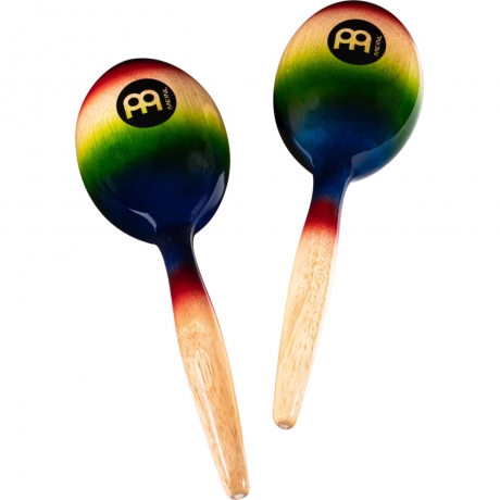 Meinl MWM1MC Multi Color Pair Wood Marakas<br>Fotoğraf: 1/4