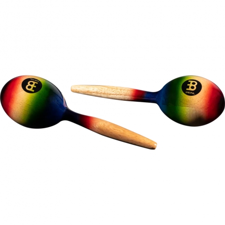 Meinl MWM1MC Multi Color Pair Wood Marakas<br>Fotoğraf: 3/4