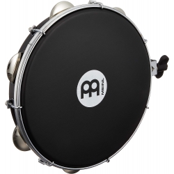 Meinl PA10A-BK-NH-H Pandeiro Black Napa Head Abs Mountable 10" Tamburin