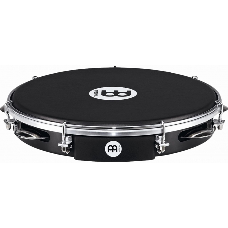 Meinl PA10ABS-BK-NH Pandeiro Napa Head 10'' Tamburin (Siyah)<br>Fotoğraf: 1/3