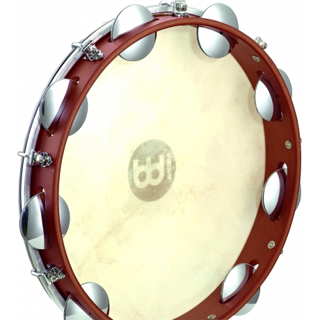 Meinl PA12CN-M Pandeiro 12" Tamburin (Chesnut Matt)<br>Fotoğraf: 2/2
